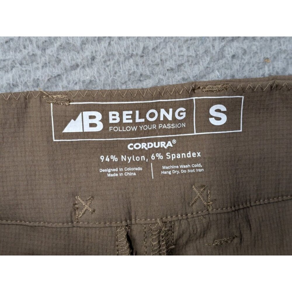 Belong Pants Small Traverse Tek Cordura Technical Hiking Climbing Outdoor Brown - Picture 3 of 14